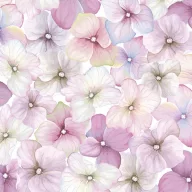 Cvijet Pink Hydrangea salveta 20 komada 33x33 cm