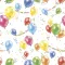 Cvijet Garlands Salveta s balonima, set od 20, 33x33 cm