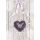 Levendula Heart A/4 gumis mappa