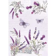 Levendula Butterfly A/4 gumis mappa