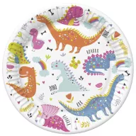 Dinosaurusi Funny papirnati tanjur 8 komada 18 cm