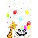 Sretan rođendan Star Happy Birthday papirnati stolnjak 120x180 cm