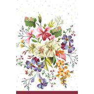   Šareno Delicate Flowers Papirnati stolnjak s cvjetnim uzorkom 120x180 cm