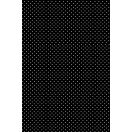 Šareno White Dots Crni papirni stolnjak 120x180 cm