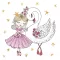 Balet With Swan Balerina salveta 20 kom 33x33 cm