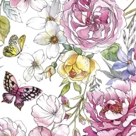 Cvijet Watercolour salveta 20 komada 33x33 cm