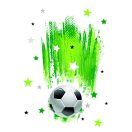 Nogometni motiv With Stars papirnati stolni pokrivač 120x180 cm