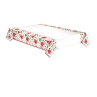 Božić Poinsettia papirnati stolnjak 120x180 cm