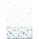 Božić Silver Stars papirnati stolnjak 120x180 cm