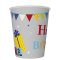Sretan rođendan Gifts and Garlands Happy Birthday papirnata čaša 8 kom 250 ml