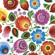 Cvijet Cutout Šareni salvete 20 komada 33x33 cm