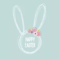 Uskrs Graphic Bunny ubrus 20 komada 33x33 cm