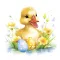 Uskrs Cute Baby Duck salveta 20 kom 33x33 cm