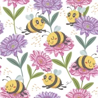 Cvijet Happy Bees salveta 20 komada 33x33 cm
