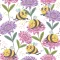 Cvijet Happy Bees salveta 20 komada 33x33 cm