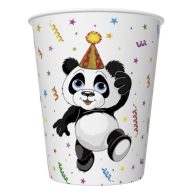Životinje Funny Panda papirnata čaša 8 kom 250 ml
