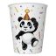 Životinje Funny Panda papirnata čaša 8 kom 250 ml