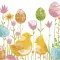 Uskrs Graphic Chickens salveta paket od 20 komada 33x33 cm