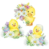 Uskrs Cute Chickens salveta 20 kom 33x33 cm