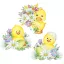 Uskrs Cute Chickens salveta 20 kom 33x33 cm