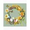 Uskrs Vintage Wreath salveta 20 komada 33x33 cm