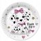 Állatos Charming Puppy papírtányér 8 db-os 22,7 cm