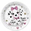 Životinje Charming Puppy papirnati tanjuri, 8 komada, 22,7 cm