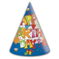   Sretan rođendan Kokliko Happy Birthday party šešir, stožac 6 komada