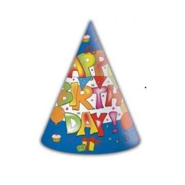 Kokliko Happy Birthday, Parti kalap, csákó 6 db-os