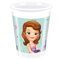   Disney Sofia Pearl of the Sea plastična čaša, set od 8, 200 ml