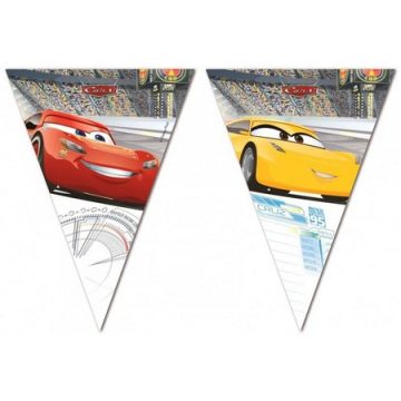 Disney Verdák zászlófüzér cars3 