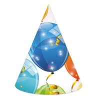 Baloni Sparkling party šešir, čako 6 kom