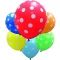 Šareno Dots točkasti balon, baloni 6 kom.