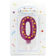Šareno Stars svjećica za tortu, brojna svjećica 0