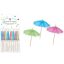 Šareno Unicolor Kišobran koktel ukrasne štapiće 10 kom