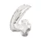 Brojevi Silver Ogromna folija balon broj 4, 85 cm