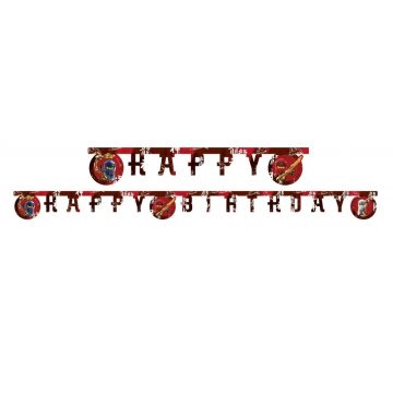 Lego Ninjago Happy Birthday felirat