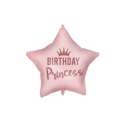 Birthday Princess Pink fólia lufi 46 cm