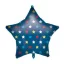 Zvijezda Blue Star folija balon 46 cm