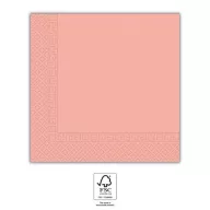 Rózsaszín Unicolour Pink szalvéta 20 db-os 33x33 cm FSC