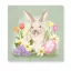 Uskrs Bunny and Flowers salveta 20 kom 33x33 cm