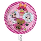 LOL Surprise Glitterati papirnati tanjur 8 kom 23 cm FSC
