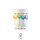 Happy Birthday Streamers papír pohár 8 db-os 200 ml FSC