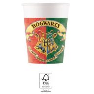   Harry Potter Hogwarts Houses papirna čaša 8 komada 200 ml FSC