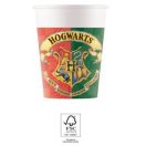Harry Potter Hogwarts Houses papirna čaša 8 komada 200 ml FSC