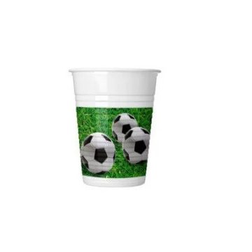 Football Party, Focis műanyag pohár 8 db-os 200 ml