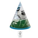 Nogometni motiv Soccer Fans party šešir, bicorn FSC, 6 komada