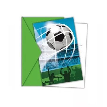 Focis meghívó Soccer Fans 6db-os