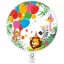Džungla Balloons papirnati tanjur, 8 komada, 23 cm, FSC