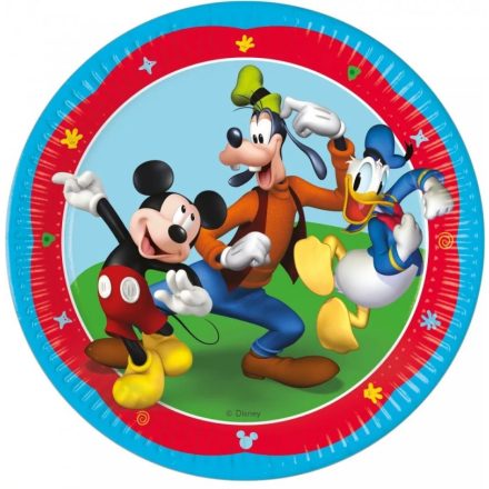 Disney Mickey Rock the House papírtányér 8 db-os 23 cm FSC